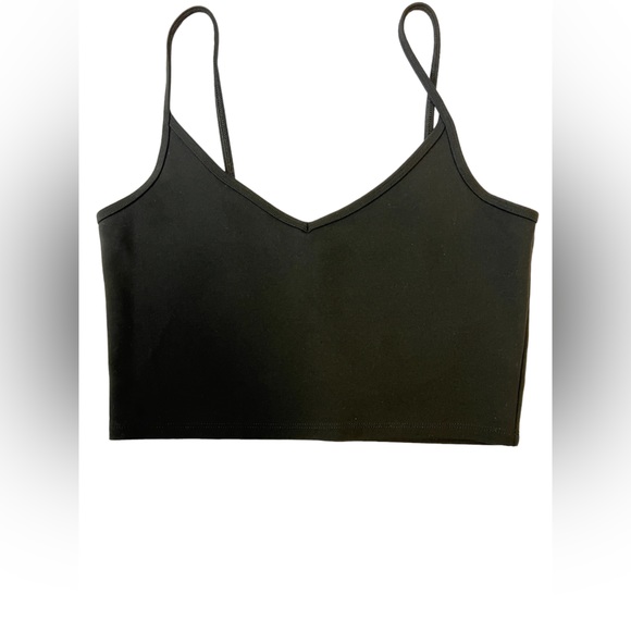 Sunday Best Tops - Aritzia Sunday Best Crop Tank Top Size Medium Black